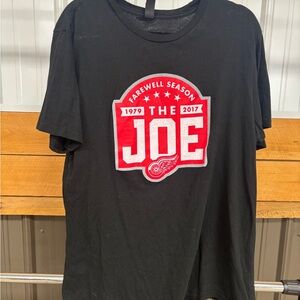 Red Wings Black Farewell to the Joe Season T-Shirt